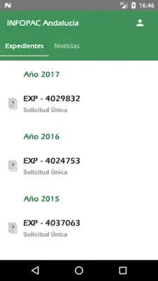 InfoPAC Andalucía android App screenshot 3